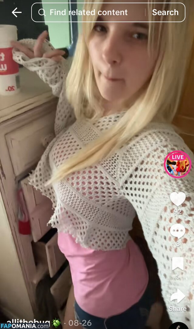 Allithebug / alliiebug / https: Nago OnlyFans  Przeciekłe zdjęcie #2