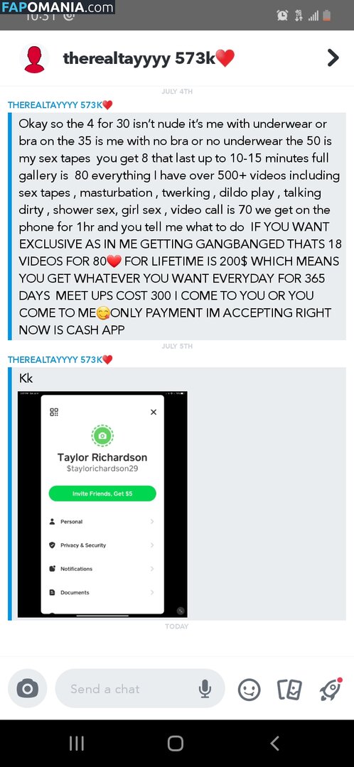 Akaficialtayyyy_ / Playwithtayyy / tayler_lauren2 / tayyy_moneyy Nago OnlyFans  Przeciekłe zdjęcie #177