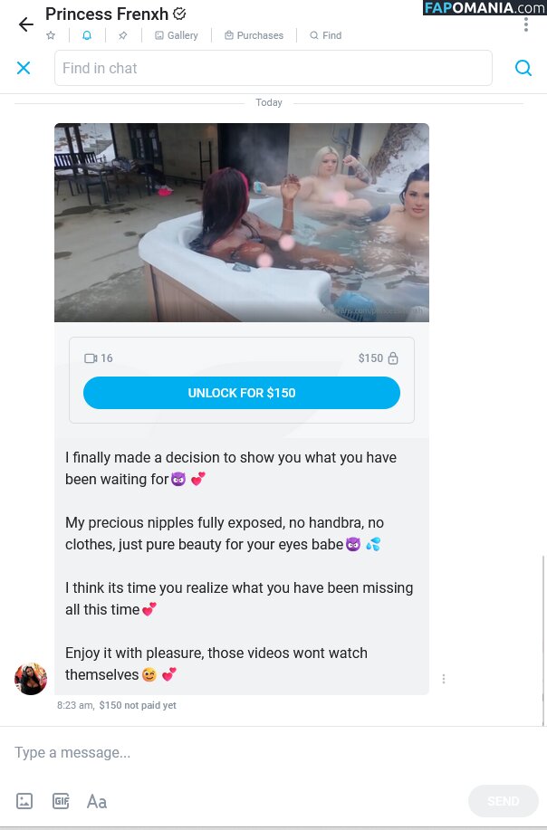 PrincessFrenxh / princesssfrenxh Nago OnlyFans  Przeciekłe zdjęcie #1