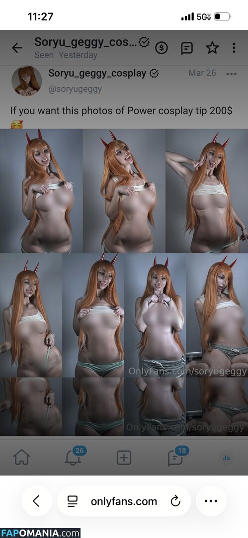 Eugenia Haruno / Soryu Geggy Cosplay / Soryugeggycosplay / soryu_geggy_cosplay / soryugeggy Nago OnlyFans  Przeciekłe zdjęcie #261